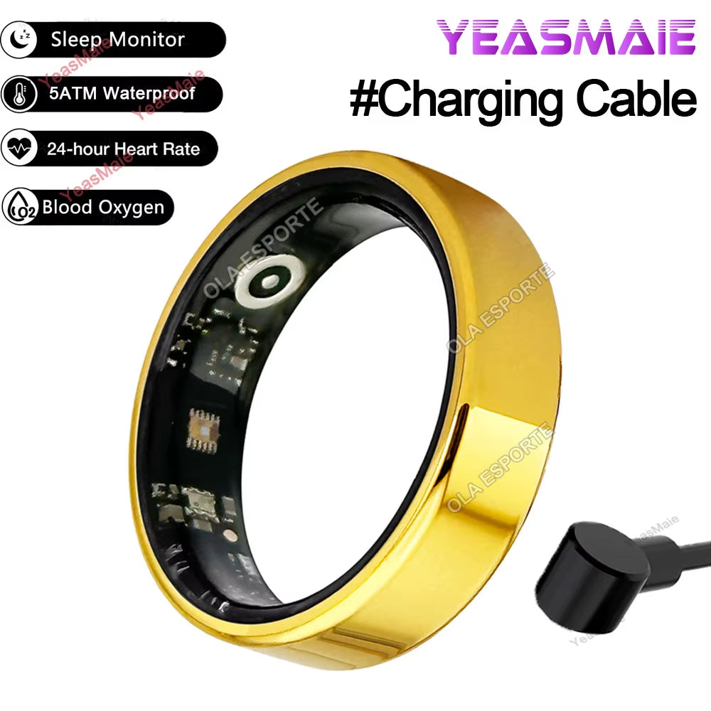 Smart Ring Multifunctional Rings Bluetooth Health Monitoring Sleep Monitor Heart Rate Sport IP68 Waterproof Men Women Smart Ring