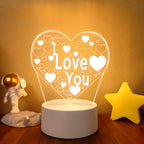 3D LED Lamp Creative 3D LED Night Lights Novelty Illusion Night Lamp 3D Illusion Table Lamp for Home Decorative Light