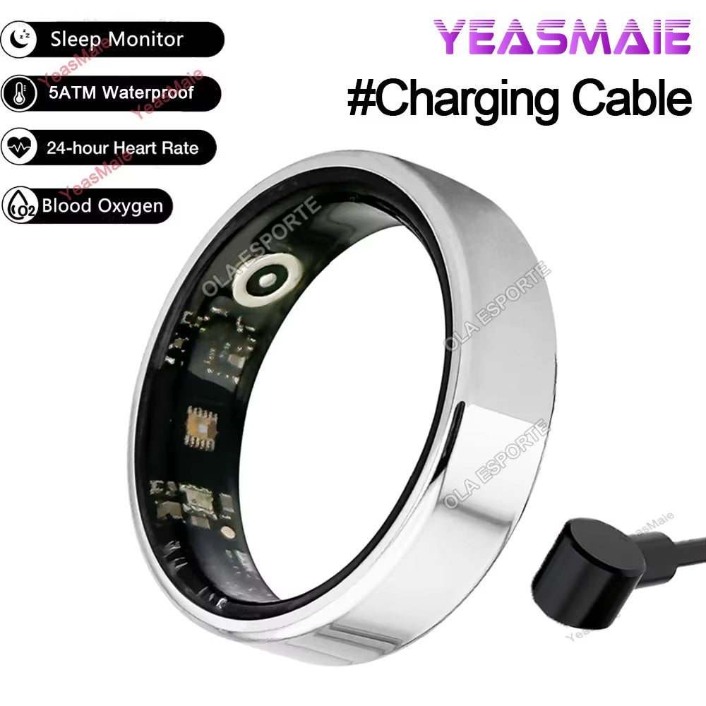 Smart Ring Multifunctional Rings Bluetooth Health Monitoring Sleep Monitor Heart Rate Sport IP68 Waterproof Men Women Smart Ring