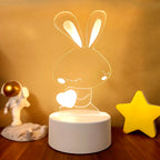 3D LED Lamp Creative 3D LED Night Lights Novelty Illusion Night Lamp 3D Illusion Table Lamp for Home Decorative Light
