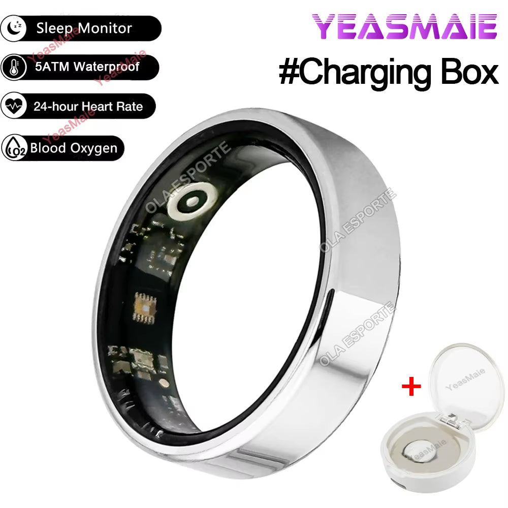 Smart Ring Multifunctional Rings Bluetooth Health Monitoring Sleep Monitor Heart Rate Sport IP68 Waterproof Men Women Smart Ring