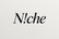 The word N!che in italics